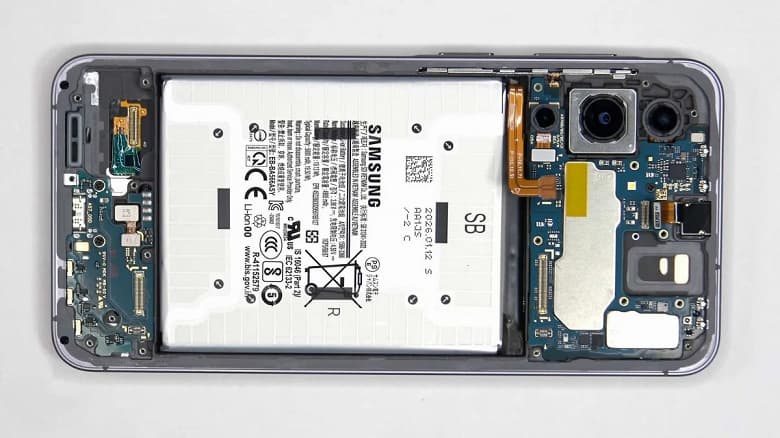 Первая разборка Samsung Galaxy A57: 9 баллов из 10 за ремонтопригодность Первая разборка Samsung Galaxy A57: 9 баллов из 10 за ремонтопригодность