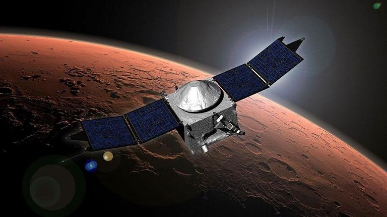 NASA выясняет причины потери сигнала от аппарата MAVEN на орбите Марса NASA выясняет причины потери сигнала от аппарата MAVEN на орбите Марса