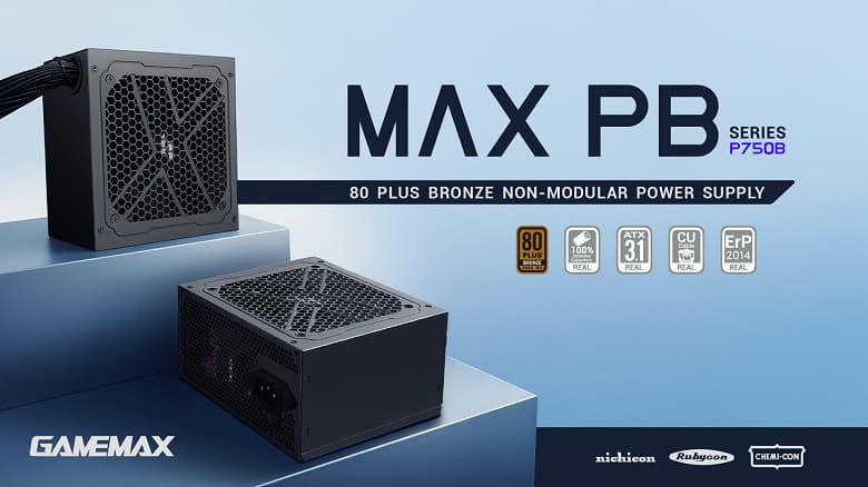 Gamemax представила бюджетные БП Max PB: стандарт ATX 3.1, разъем 12V-2×6 и мощность до 850 Вт в немодульном исполнении Gamemax представила бюджетные БП Max PB: стандарт ATX 3.1, разъем 12V-2×6 и мощность до 850 Вт в немодульном исполнении