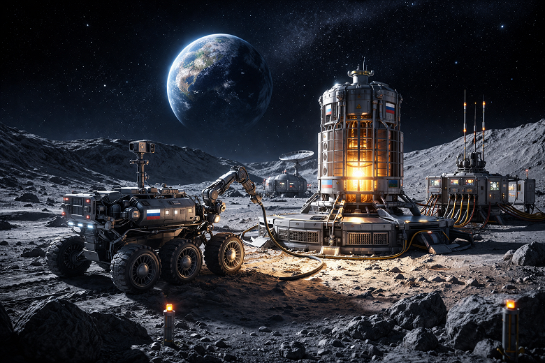 Раскрыт план России по строительству ядерной станции на Луне