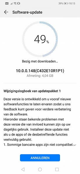 Huawei Mate 20 Lite обновился до стабильной EMUI 10 на основе Android 10
