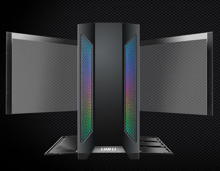 Боковые панели корпуса Lian Li Lancool II подвешены на петлях