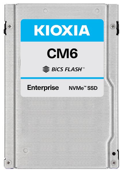 Твердотельные накопители Kioxia CM6 оснащены интерфейсом PCIe 4.0, но выполнены не в форм-факторе M.2