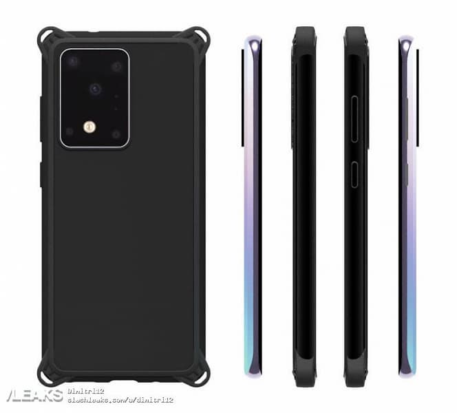 Уродливая камера Samsung Galaxy S11+ подтверждена производителем чехлов