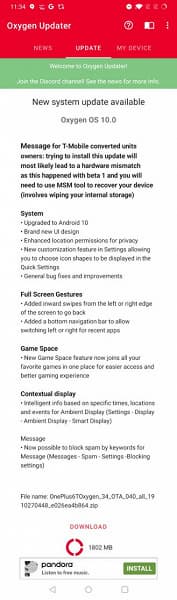 Вышло обновление Android 10 для OnePlus 6 и OnePlus 6Т Вышло обновление Android 10 для OnePlus 6 и OnePlus 6Т