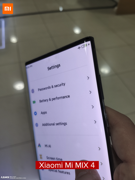 Живые фото настоящего Xiaomi Mi Mix 4 продемонстрировали работу скрытой камеры Живые фото настоящего Xiaomi Mi Mix 4 продемонстрировали работу скрытой камеры