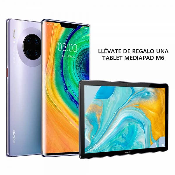 Европейцы при покупке Huawei Mate 30 Pro получают 10-дюймовый планшет MediaPad M6 стоимостью 349 евро