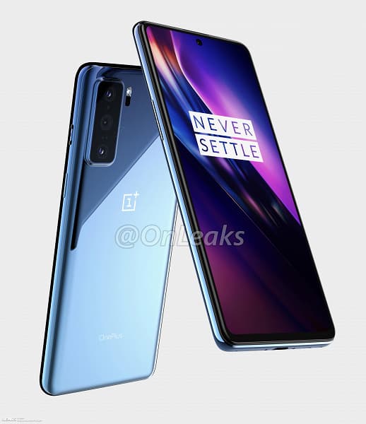 Тройная камера и врезанная фронталка. OnePlus 8 Lite на новом рендере