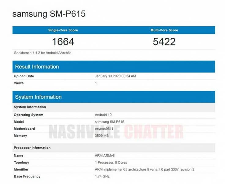 Samsung SM-P615 — новый планшет на платформе Exynos 9611 и с поддержкой пера S Pen Samsung SM-P615 — новый планшет на платформе Exynos 9611 и с поддержкой пера S Pen