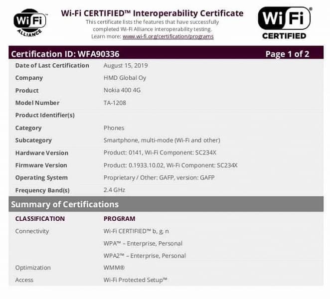 Новый кнопочный телефон Nokia работает на оптимизированной версии Android