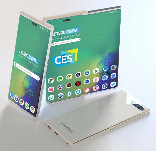 Samsung показала смартфон совершенно нового типа Samsung показала смартфон совершенно нового типа