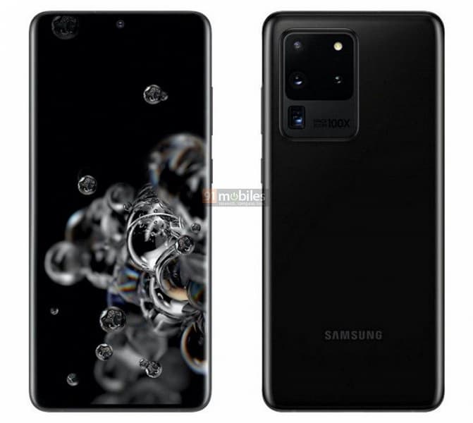 Эксклюзив. Официальные рендеры Samsung Galaxy S20, S20+ 5G и S20 Ultra 5G за три недели до анонса