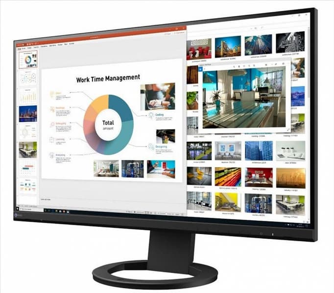 В мониторе EIZO FlexScan EV2760 используется 27-дюймовая панель типа IPS разрешением 2560 x 1440 пикселей В мониторе EIZO FlexScan EV2760 используется 27-дюймовая панель типа IPS разрешением 2560 x 1440 пикселей