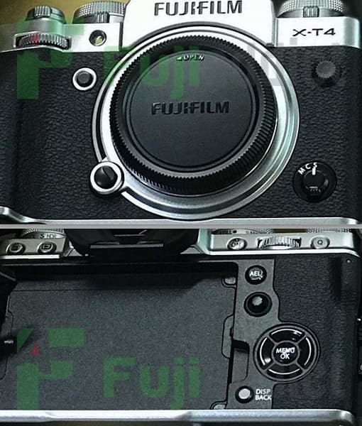 Появились первые изображения камеры Fujifilm X-T4 Появились первые изображения камеры Fujifilm X-T4