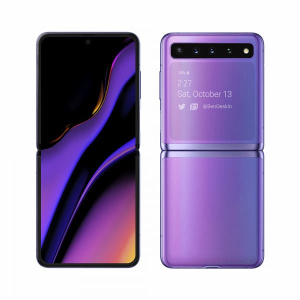Snapdragon 875, 120 Гц и 30-кратный зум. Концепт гибкого смартфона Samsung Galaxy Z Flip 2