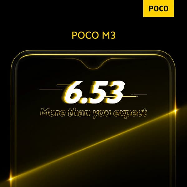 Snapdragon 662, экран с каплевидным вырезом и тройная камера. Подтверждены основные параметры Poco M3