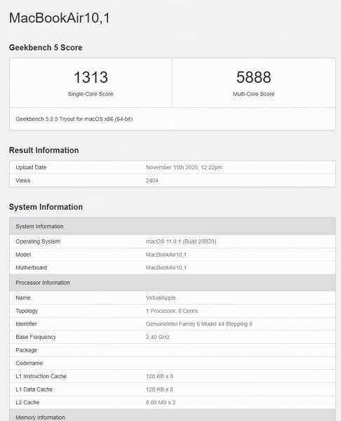 Минус 20%. Платформа Apple M1, работая через эмулятор Rosetta 2, теряет пятую часть своей производительности Минус 20%. Платформа Apple M1, работая через эмулятор Rosetta 2, теряет пятую часть своей производительности
