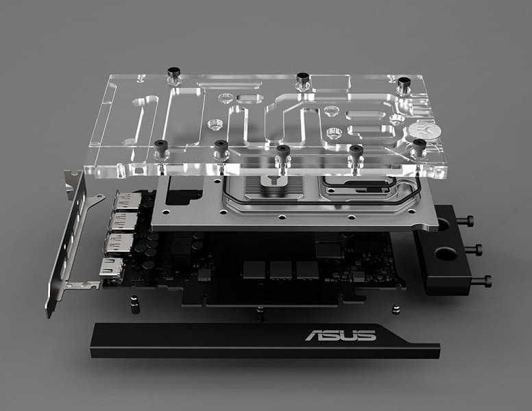 Компания EK рассказала о водоблоках для видеокарт серии GeForce RTX 30, созданных совместно с Asus 