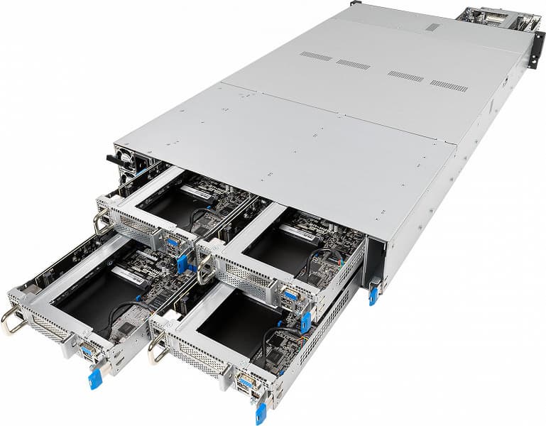 Asus RS620SA-E10-RS12 — первая в мире серверная платформа высокой плотности формата 2U6N