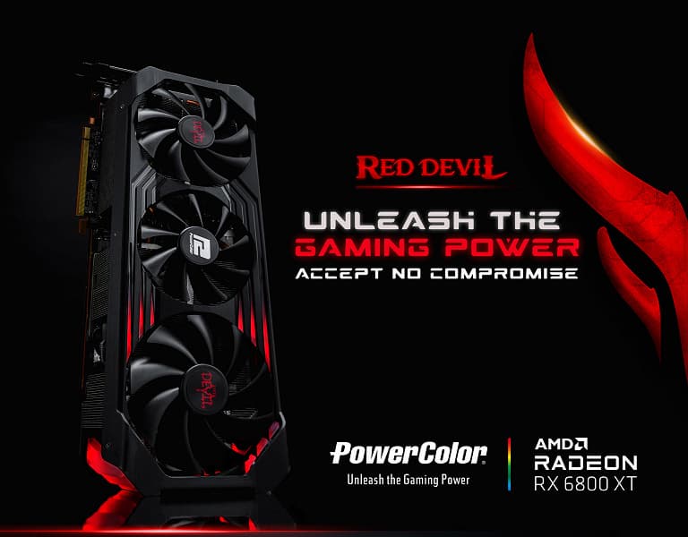 Возможно, самая красивая Radeon RX 6800 XT. Представлена карта PowerColor Radeon RX 6800 XT Red Devil