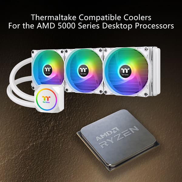 Девять систем жидкостного охлаждения Thermaltake одобрены AMD для использования с процессорами Ryzen для настольных ПК Девять систем жидкостного охлаждения Thermaltake одобрены AMD для использования с процессорами Ryzen для настольных ПК