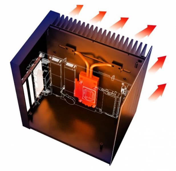 Корпус Akasa Turing QLX предназначен для мини-ПК на платформе Intel NUC 9 Pro