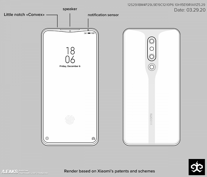 Xiaomi придумала, как уменьшить вырез экрана Xiaomi придумала, как уменьшить вырез экрана