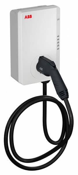 ABB Terra AC — настенная зарядная станция для электромобилей, рассчитанная на монтаж внутри помещений