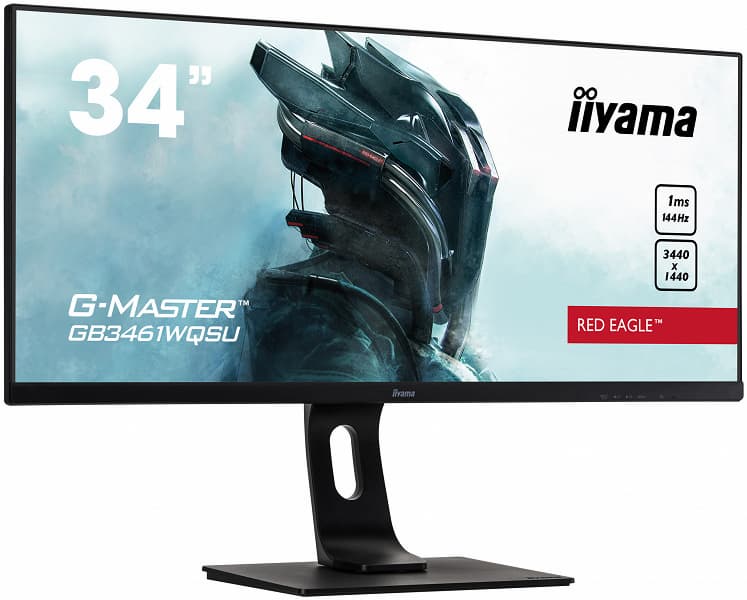 Игровой монитор iiyama Red Eagle GB3461WQSU поддерживает частоту обновления 144 Гц