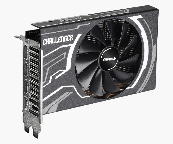 Недорогая, компактная и достаточно быстрая видеокарта. Представлена ASRock Radeon RX 5500 XT Challenger ITX 8G