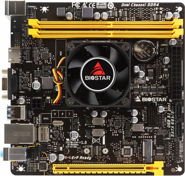 Системная плата Biostar A10N-9830E позиционируется как основа HTPC или ПК для «легких игр»