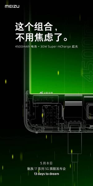 Meizu раскрыла важные детали о флагмане Meizu 17