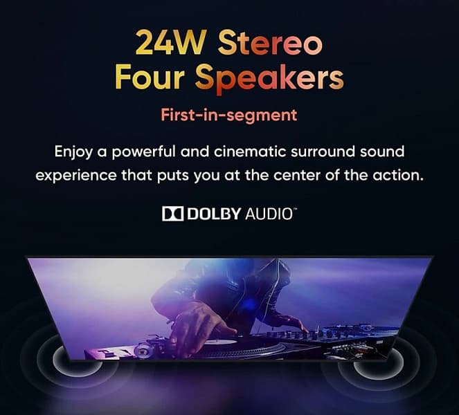 Первые изображения и характеристики телевизора Realme TV 