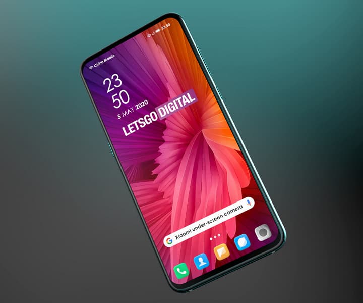 Как выглядит Xiaomi со скрытой под экраном камерой. Исходя из патента