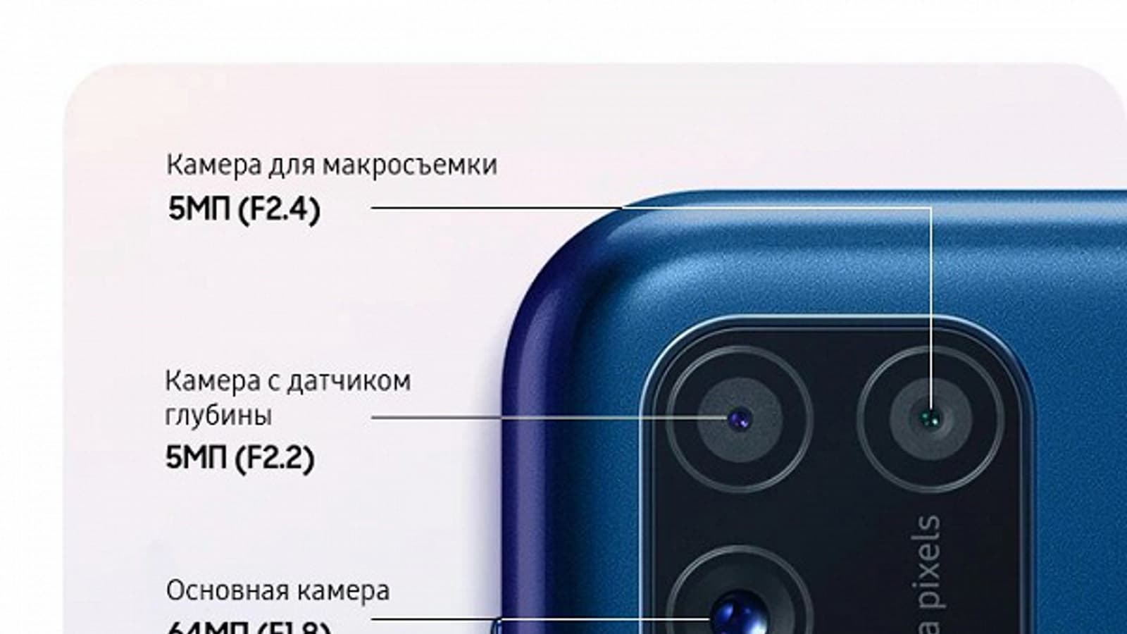 Samsung выпустила в России недорогой смартфон Galaxy М31 с гигантским аккумулятором и отличной камерой