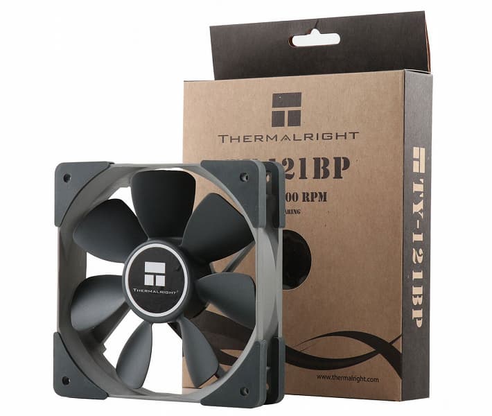 Без подсветки. Представлен вентилятор Thermalright TY-121BP FDB
