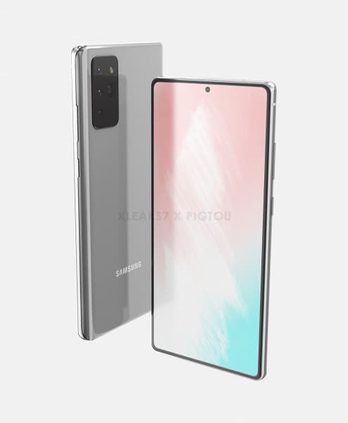 Потенциальный Samsung Galaxy Note20 показан со всех сторон. Он огромный и похож на Galaxy S20 Ultra