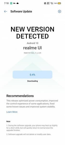 Хитовые смартфоны Realme 5 и Realme 5s получили Android 10 вместе с «конкурентом» MIUI и EMUI