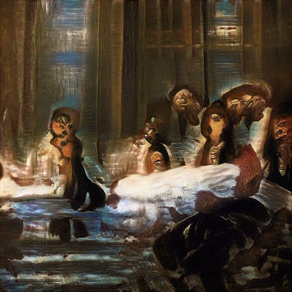 Жутковато. «Алиса» научилась рисовать картины