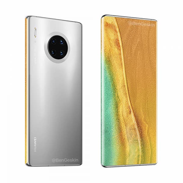 Примерно так может выглядеть Huawei Mate 40? Изображение создано дизайнером на основе патентов компании