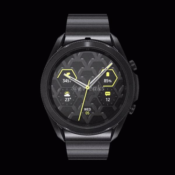 Samsung Galaxy Watch 3 в титановом корпусе на новом изображении со всех сторон Samsung Galaxy Watch 3 в титановом корпусе на новом изображении со всех сторон