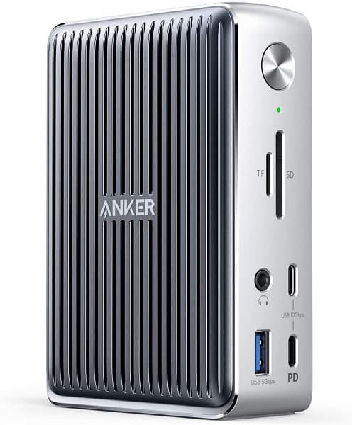 Док Anker Innovations PowerExpand Elite 13-в-1 Thunderbolt 3 Dock оснащен двумя портами Thunderbolt 3 Док Anker Innovations PowerExpand Elite 13-в-1 Thunderbolt 3 Dock оснащен двумя портами Thunderbolt 3