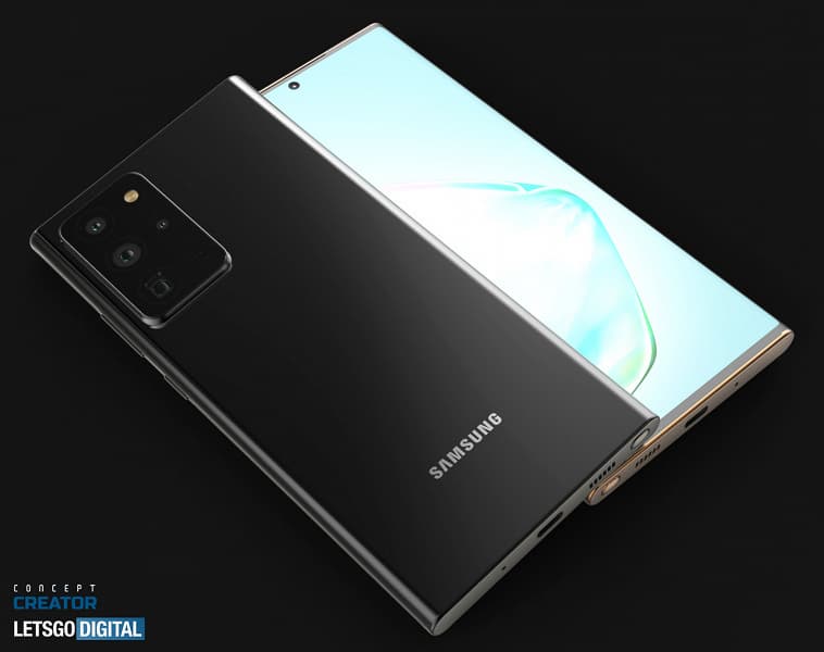 Samsung Galaxy Note 20 Ultra 5G на качественных рендерах и в видеоролике Samsung Galaxy Note 20 Ultra 5G на качественных рендерах и в видеоролике