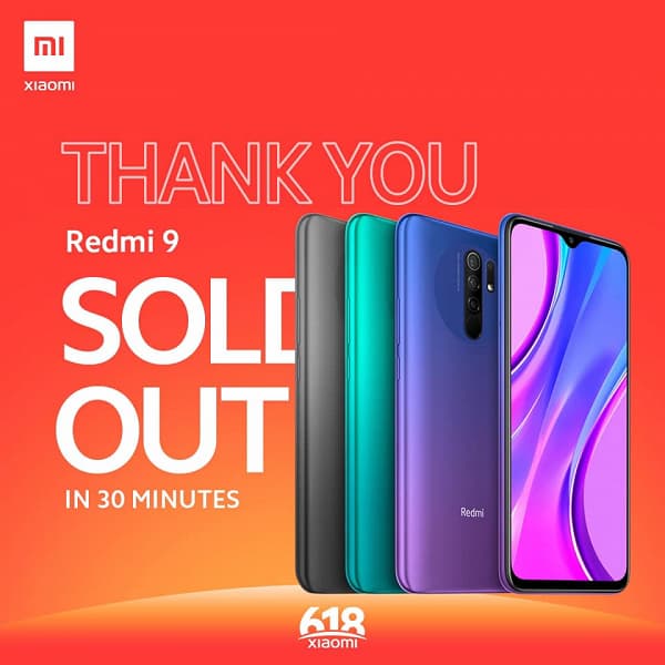 Всю партию Redmi 9 смели с прилавков