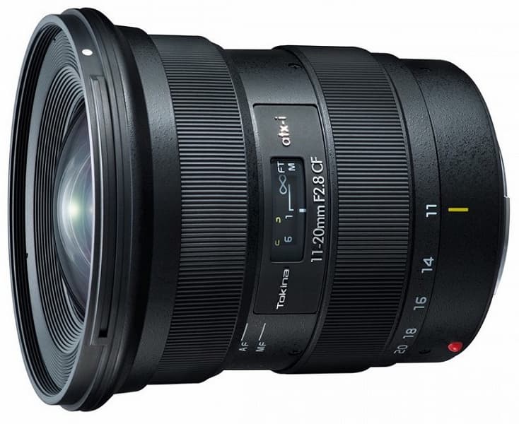 Появилась предварительная информация об объективе Tokina atx-i 11-20mm F2.8 CF, включая цену