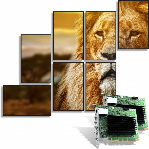 Начались поставки видеокарт Matrox QuadHead2Go Q155, предназначенных для видеостен