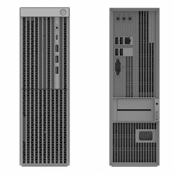 Мини-ПК Huawei на 6-ядерном процессоре Ryzen 5 Pro 4400G в бело-сером цвете выглядит стильно