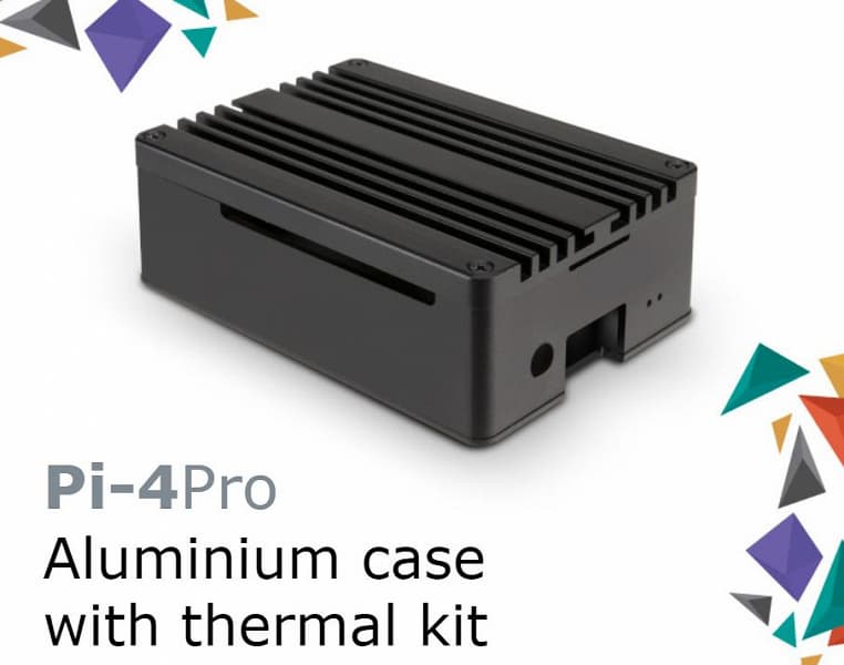 Алюминиевый корпус Akasa Pi-4 Pro для Raspberry Pi 4 одновременно играет роль радиатора
