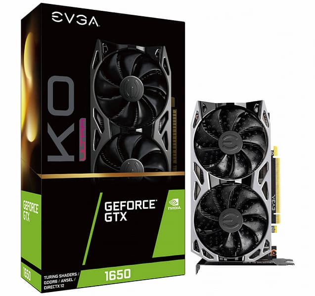 Представлена видеокарта EVGA GeForce GTX 1650 KO с GDDR6