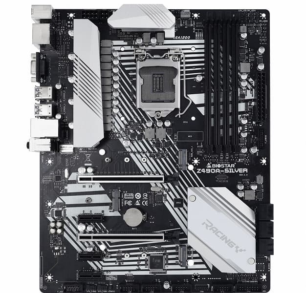 Представлены системные платы Biostar Racing Z490A-Silver и Z490T-Silver 